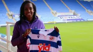 Danielle Carter signs for Reading FC Women. Photo supplied by the club.